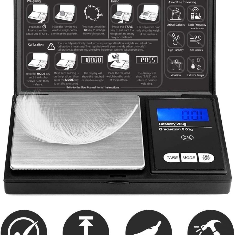 Digital Pocket Scale 200g x 0.01g - Batteries Included - Image 2