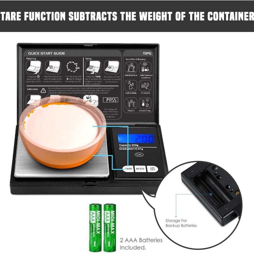 Digital Pocket Scale 200g x 0.01g - Batteries Included - Image 6